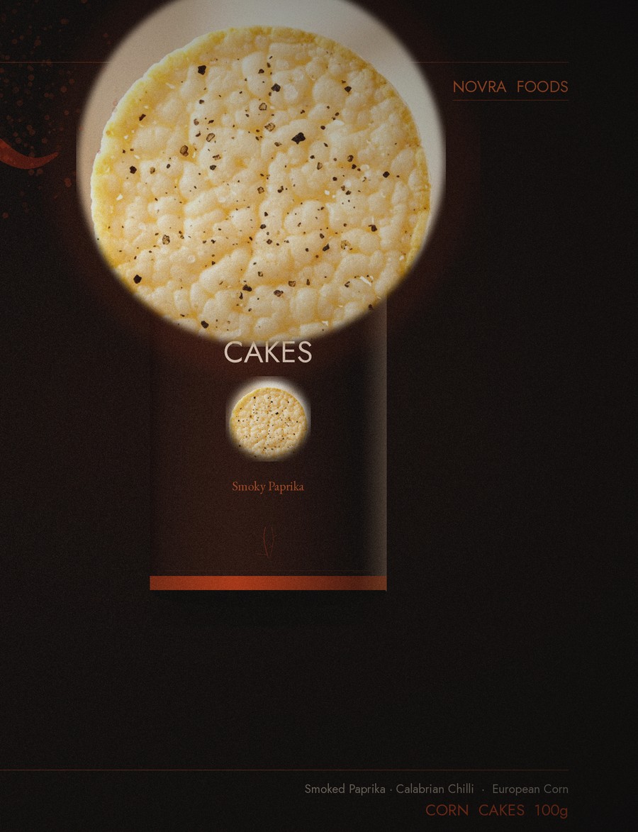 Smoky Paprika corn cake