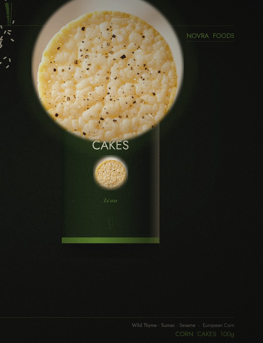 Za'atar Classic corn cake